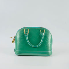 Louis Vuitton Alma BB Patent Green