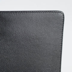 Chanel Old Medium Classic Flap Black Caviar Ruthenium HW (microchip)