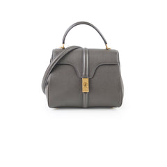 Celine 16 Small Grained Leather Grey