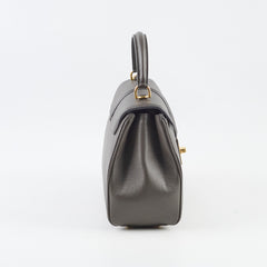 Celine 16 Small Grained Leather Grey