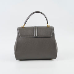 Celine 16 Small Grained Leather Grey