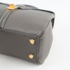 Celine 16 Small Grained Leather Grey