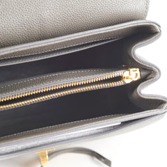 Celine 16 Small Grained Leather Grey