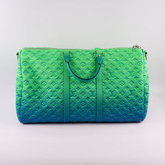 Louis Vuitton Keepall 50 Illusion Blue and Green Virgil