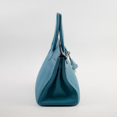 Hermes Birkin 30 Blue Jeans Togo Square R 2014
