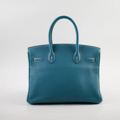 Hermes Birkin 30 Blue Jeans Togo Square R 2014