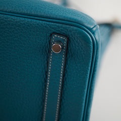 Hermes Birkin 30 Blue Jeans Togo Square R 2014