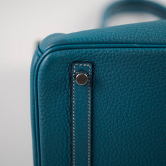 Hermes Birkin 30 Blue Jeans Togo Square R 2014