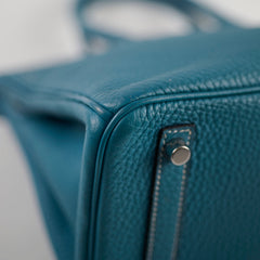 Hermes Birkin 30 Blue Jeans Togo Square R 2014