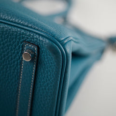 Hermes Birkin 30 Blue Jeans Togo Square R 2014