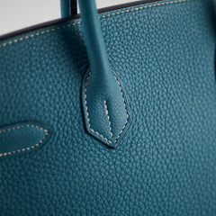 Hermes Birkin 30 Blue Jeans Togo Square R 2014