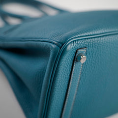 Hermes Birkin 30 Blue Jeans Togo Square R 2014