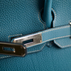 Hermes Birkin 30 Blue Jeans Togo Square R 2014