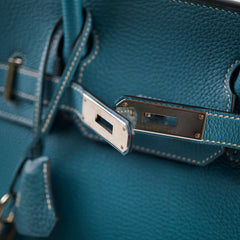 Hermes Birkin 30 Blue Jeans Togo Square R 2014