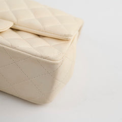 Chanel Mini Rectangular Cream Lambskin Crossbody- Microchipped