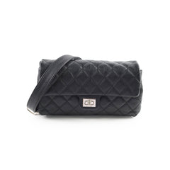 Chanel Mini Black Caviar Uniform Belt Bag