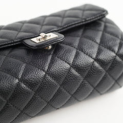 Chanel Mini Black Caviar Uniform Belt Bag