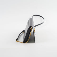 Saint Laurent Mini Phone Case On Chain Black