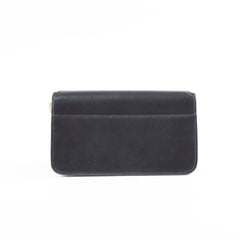 Saint Laurent Mini Phone Case On Chain Black