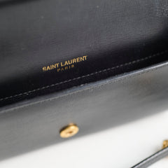 Saint Laurent Mini Phone Case On Chain Black