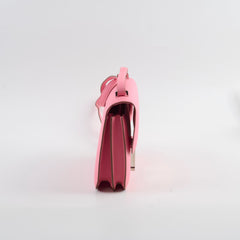 Hermes Mini Constance Azalea Y Stamp