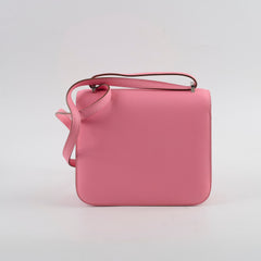 Hermes Mini Constance Azalea Y Stamp