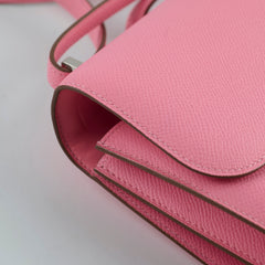 Hermes Mini Constance Azalea Y Stamp