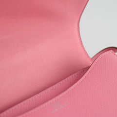 Hermes Mini Constance Azalea Y Stamp