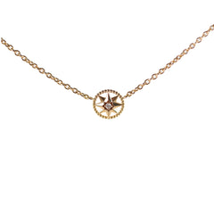 Christian Dior Collier Halskette Rose Des Vents Necklace