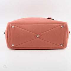 Hermes Victoria Bag 35 Clemence Pink Square Q 2013