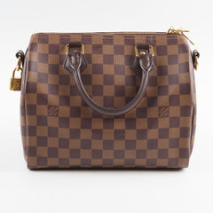 Louis Vuitton Speedy 25 Bandoulliere Damier Ebene