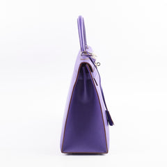Hermes Kelly 35 Purple Epsom Square O 2011