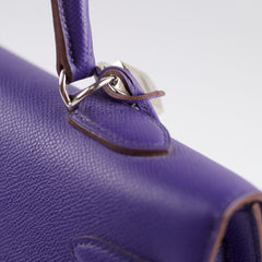Hermes Kelly 35 Purple Epsom Square O 2011