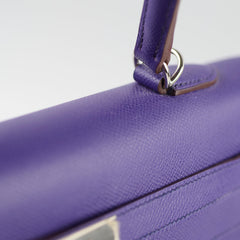 Hermes Kelly 35 Purple Epsom Square O 2011