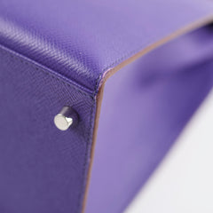 Hermes Kelly 35 Purple Epsom Square O 2011