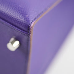 Hermes Kelly 35 Purple Epsom Square O 2011