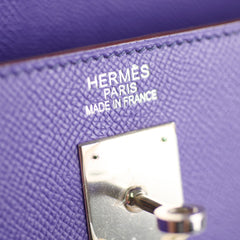Hermes Kelly 35 Purple Epsom Square O 2011