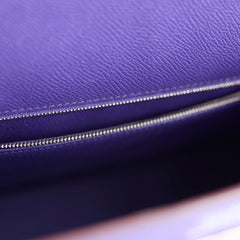 Hermes Kelly 35 Purple Epsom Square O 2011