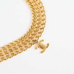 Chanel Gold Belt Size 70