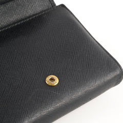 Prada Saffiano Wallet Black