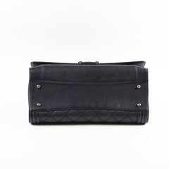 Chanel Boy 2-way Chain Tote Bag Navy