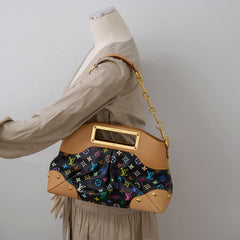 Louis Vuitton Multicolor Shoulder Bag Black
