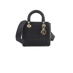 Christian Dior Lady Dior Small Black Fabric - 2020