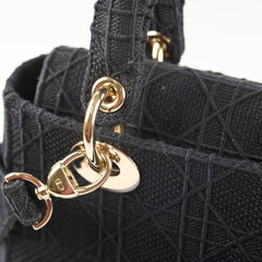 Christian Dior Lady Dior Small Black Fabric - 2020