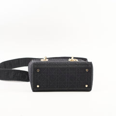 Christian Dior Lady Dior Small Black Fabric - 2020