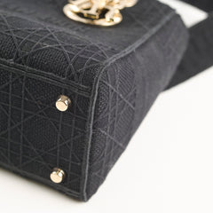Christian Dior Lady Dior Small Black Fabric - 2020