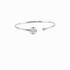 Louis Vuitton Idylle Blossom White Gold Bangle Size 16