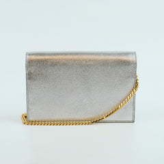 Saint Laurent Kate WOC Silver