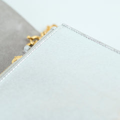 Saint Laurent Kate WOC Silver