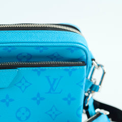 Louis Vuitton Trio Messenger Taigarama Bag Blue